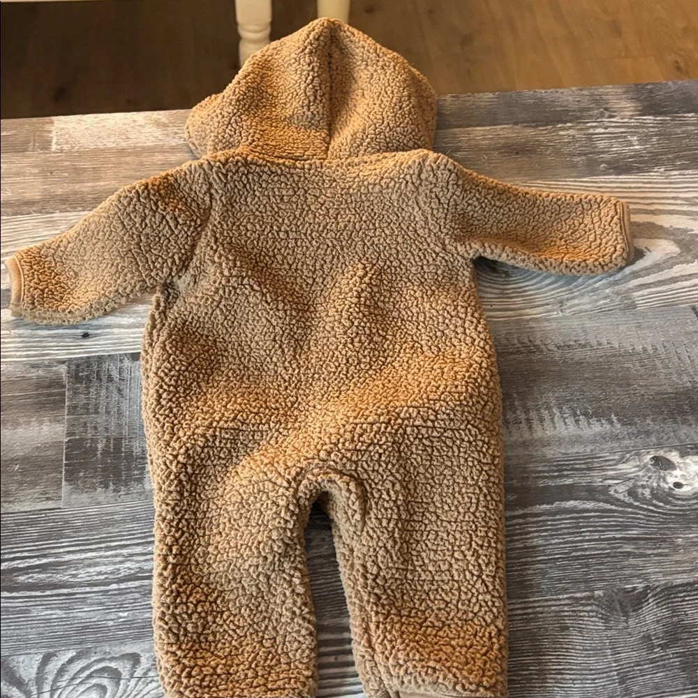 Carter's fuzz reindeer hooded one piece